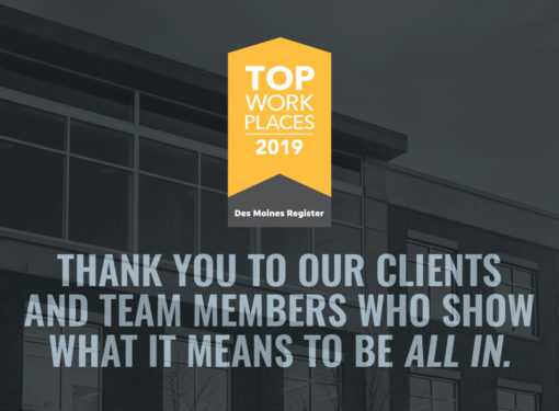 Lessing-Flynn Named One of Iowa’s Top Workplaces for 2019