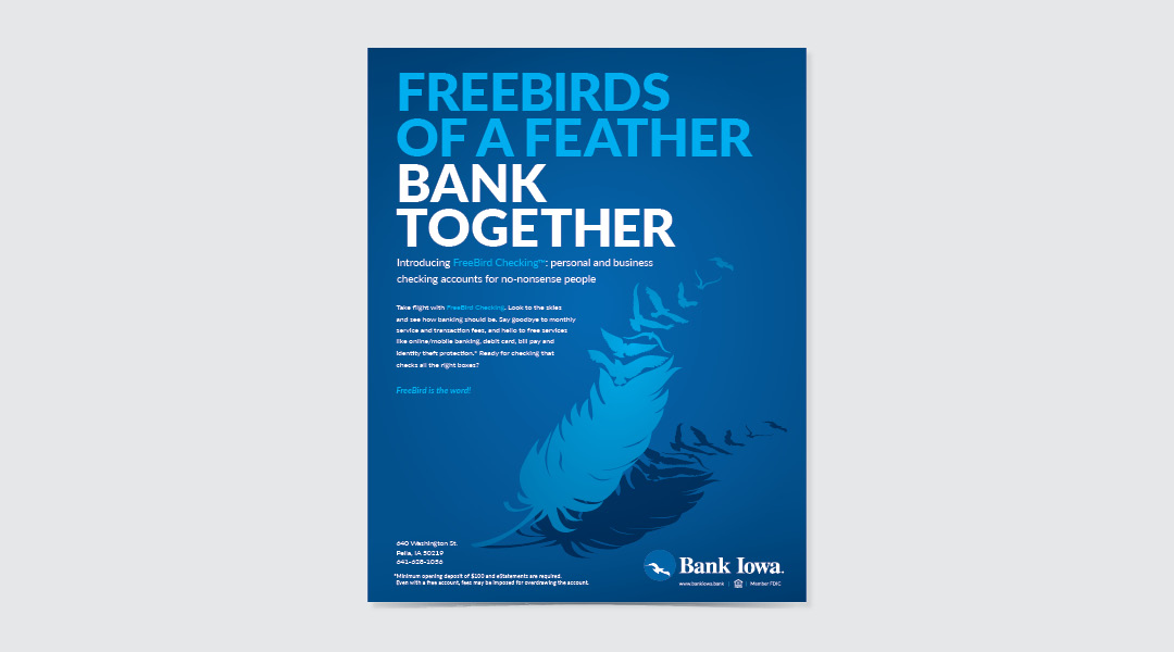 The branding that boosted Bank Iowa personal checking accounts by 17%1