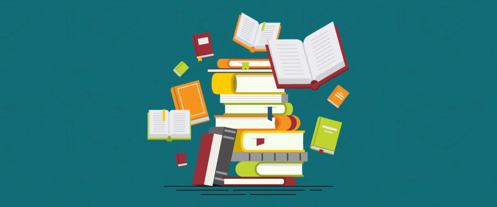 Stack of the top recommended marketing books