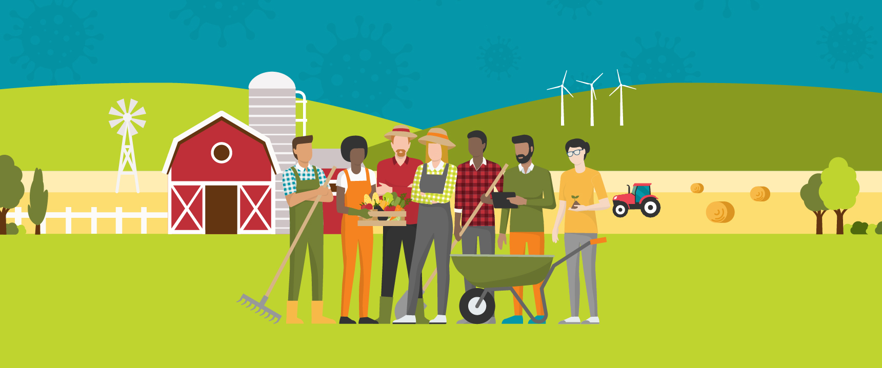 The short and mid-term Covid-19 impact on agriculture: future of farming