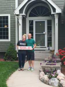 Emily Nichols and husband Levi purchasing their home